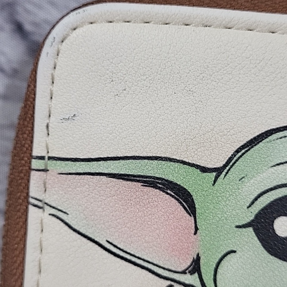 Loungefly Star Wars Mandalorian The Child Gogu Wallet Frogs Zippered - Picture 6 of 8